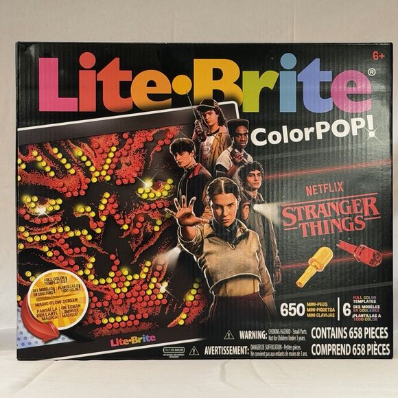 lite brite Other - STRANGER THINGS Lite Brite Color POP *SEASON 5* Vecna Demogorgon Hellfire NEW